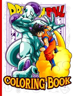 Ultimate Dragon Ball colouring Book: Official Goku, Vegeta, and Friends Art Collection for Kids and Adults