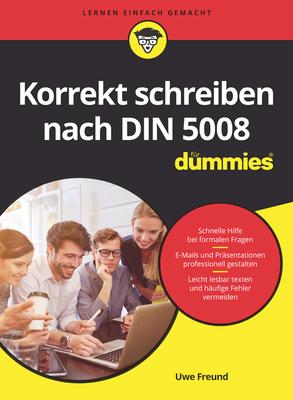 Korrekt schreiben nach DIN 5008 fr Dummies Subscription