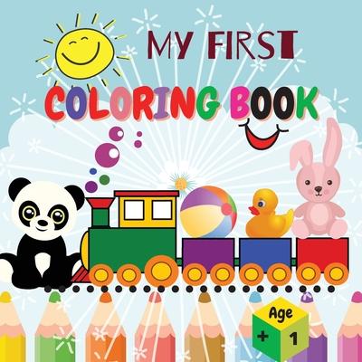 My first Coloring Book: Amazing Children's Book with Cute & Simple 40 Pictures to Learn vocabulary and Coloring Skills For Toddlers & Kids Ear