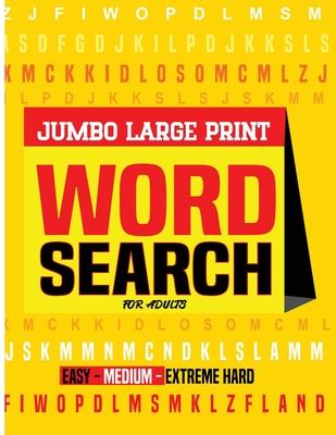 Jumbo Word Search Book for Adults Large Print: Word Find Book for Kids, Word Search Books, Puzzle Word Search Books