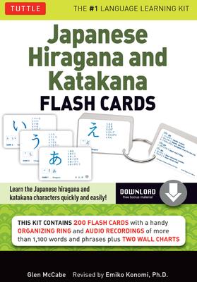 Japanese Hiragana and Katakana Flash Cards Kit: Learn the Two Japanese Alphabets Quickly & Easily with This Japanese Flash Cards Kit (Online Audio Inc