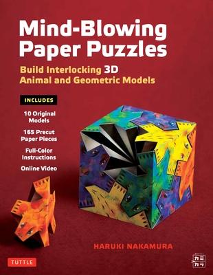Mind-Blowing Paper Puzzles Kit: Build Interlocking 3D Animal and Geometric Models Subscription