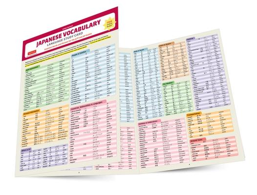 Japanese Vocabulary Language Study Card: Essential Words and Phrases for the Jlpt and AP Exams (Includes Online Audio)