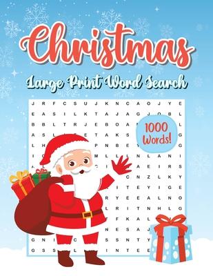 Christmas Word Search 1000 Words!: Word Search Puzzles for Adults with Solution - Christmas Theme