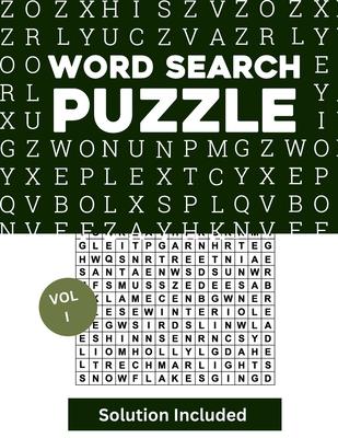 Word Search for Adults Large Print, Word Find Book: Word Search Puzzle Books, Word Searches Volume 1