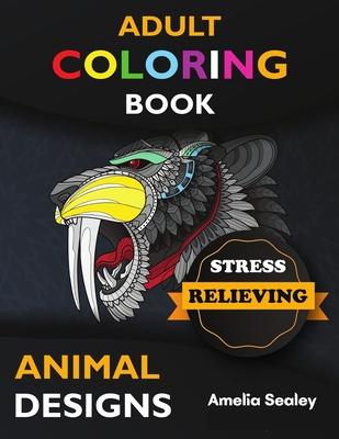 Animal Coloring Book for Adults: Mandala Animals Coloring Book for Adult Relaxation