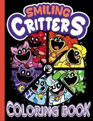 smiling critters coloring book: Encourage Creativity with One-Sided JUMBO Coloring Pages for Children Kids