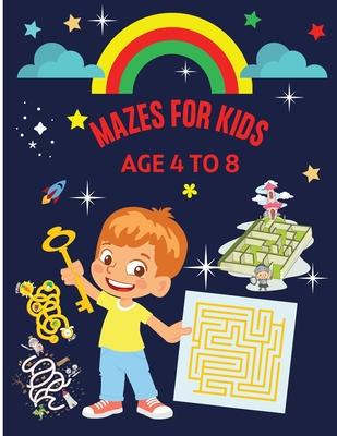 Mazes for Kids Age 4-8: Brain quest mazes for preschoolers Visual tracking workbook Activity book for children ages 4-6, 6-8 - Puzzles, Games