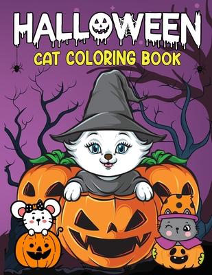 Halloween Cat Coloring Book: Halloween Theme Book for Kids