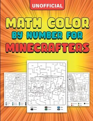 Math Color By Number For Minecrafters