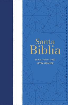 Biblia Rvr 1960 Letra Grande Tamao Manual Tricolor Azl Claro Crema Claro Azl Marino Con Cierre E ndice ( Bible Rvr 1960 Large Print Handsize Leath