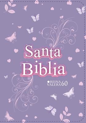 Biblia Rvr 1960 Compacta Smil Piel Juvenil Mariposa Lila (Bible Rvr 1960 Compact Size Leatherlike Youth Lilac Butterfly (Spanish Edition)