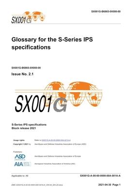 SX001G, Glossary for the S-Series IPS specifications, Issue 3.0: S-Series 2021 block release Subscription