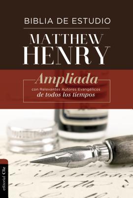 Rvr, Biblia de Estudio Matthew Henry, Tapa Dura, Interior a DOS Colores