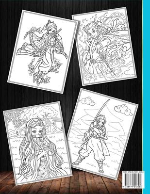 Demon Slayer Coloring Book: JUMBO Coloring Book For All Fans. Boys, Girls, and Adults.