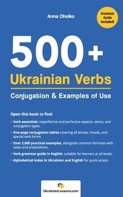 500+ Verbs Hardcover: Conjugation and Examples of Use