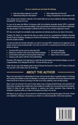 "Breaking the Silence;: Illuminating the Intricacies of Borderline Personality Disorder and Its Profound Influence On Relationships