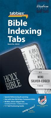 Bible Tab-Protestant Mini/E: Mini Silver-Edged Bible Tabs