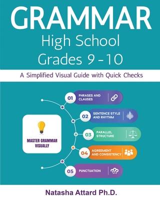 Grammar High School Grades 9-10: A Simplified Visual Guide with Quick Checks
