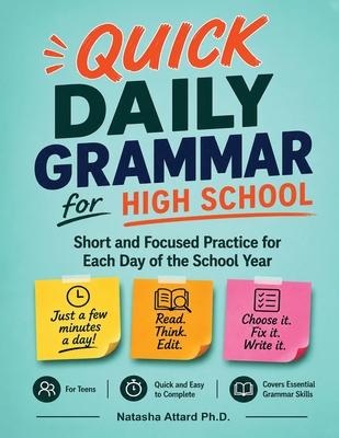 Quick Daily Grammar for High School: Short and Focused Practice for Each Day of the School Year Subscription