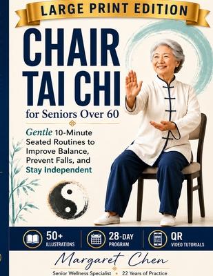 Chair Tai Chi for Seniors Over 60: 10-Minute Daily Seated Routines to Improve Balance, Prevent Falls & Regain Mobility - Large Print Edition with 50+
