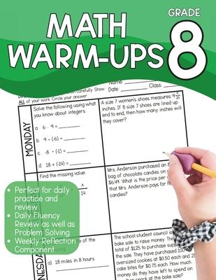 Daily Warm-Ups: Math for Eighth Grade: Fluency, Problem Solving and Critical Thinking Subscription