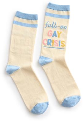 Heartstopper: Full-On Gay Crisis Socks - Large Subscription