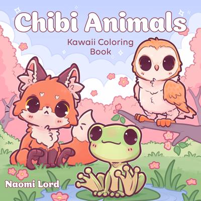 Chibi Animals: Kawaii Coloring Book Subscription