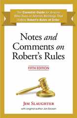 Notes and Comments on Robert's Rules, Fifth Edition Subscription