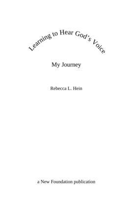 Learning to Hear God's Voice: My Journey