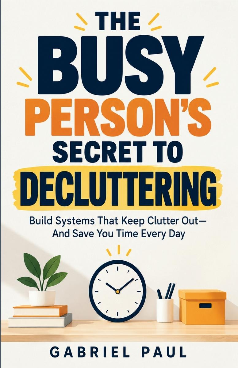 Clean System Clutter The Busy Person's Secret to Decluttering: Build Systems That Keep ...