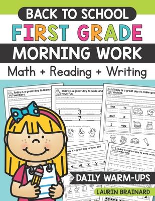 Back to School First Grade Morning Work: Math, Reading, and Writing Subscription