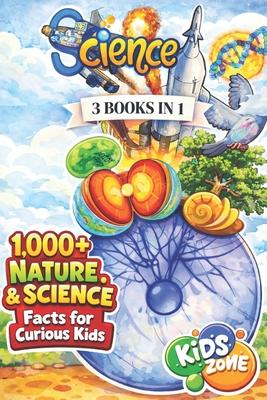 1000+ Nature & Science Facts for Curious Kids: The 3 Books in 1 Mini Encyclopedia of Water, Volcanoes, Animals, & Weird but True Trivia Subscription