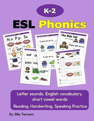 K-2 ESL Phonics: reading, handwriting, speaking practice