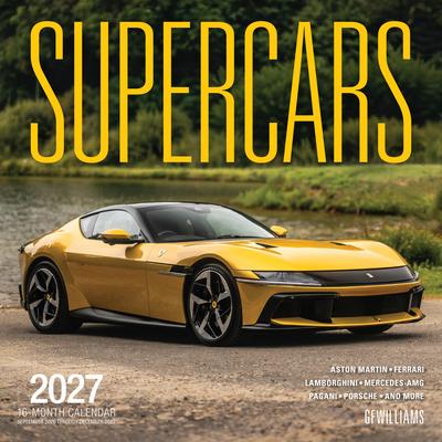 Supercars 2027: 16-Month Calendar--September 2026 Through December 2027 Subscription
