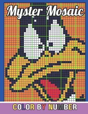 Mystery Mosaic Color By Number: New 50 Page Pixel Art Color By Number Coloring Book for Adults and Kids, Beautiful & Dazzling Color Quest Challenges .