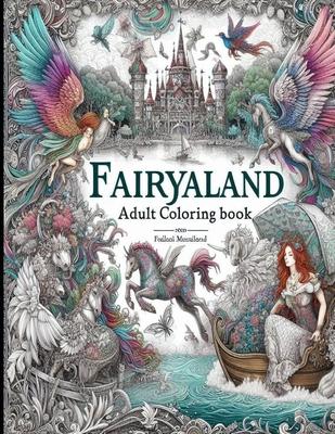 Fairyland Adult Coloring Book: Fairytale Designs of Enchanting Fairies, Magical Houses, and Fantasy Castles