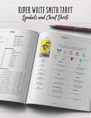 Rider Waite Smith Tarot Symbols and Cheat Sheets: Quick reference for reading tarot