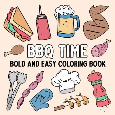 BBQ Time: Bold and Easy Coloring Book Subscription