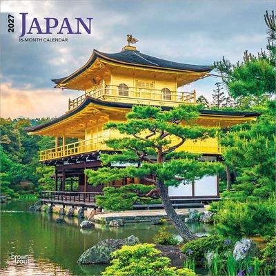 Japan 2027 12 X 24 Inch (Hanging) Monthly Square Wall Calendar Plastic-Free Subscription