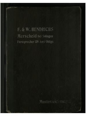 Hendrichs drop-forged scissor blanks catalogue