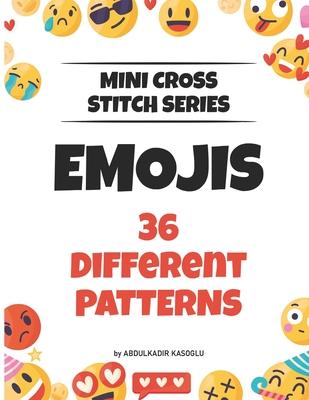 Mini Cross Stitch Series - Emojis: 36 Different Patterns