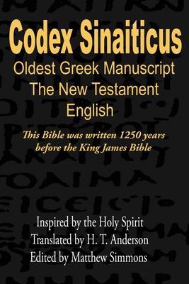 Codex Sinaiticus: The Oldest Biblical Manuscript (English) Subscription