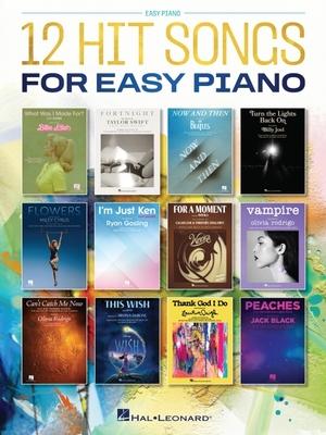 12 Hit Songs for Easy Piano - Songbook with Lyrics