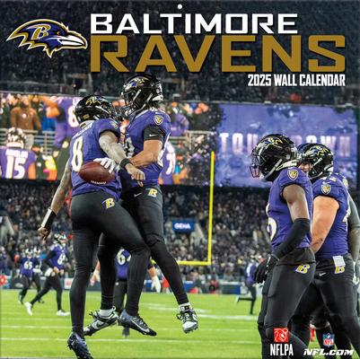 Baltimore Ravens 2025 12x12 Team Wall Calendar