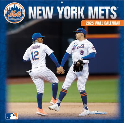 New York Mets 2025 12x12 Team Wall Calendar