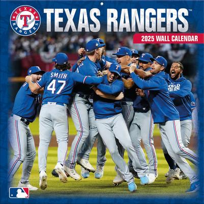 Texas Rangers 2025 12x12 Team Wall Calendar