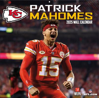 Kansas City Chiefs Patrick Mahomes 2025 12x12 Player Wall Calendar