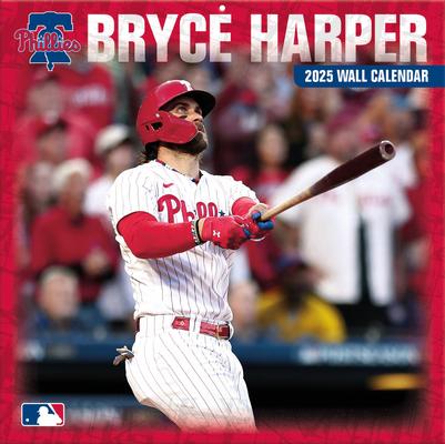 Philadelphia Phillies Bryce Harper 2025 12x12 Player Wall Calendar