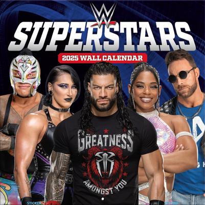 Wwe Superstars 2025 12x12 Team Wall Calendar